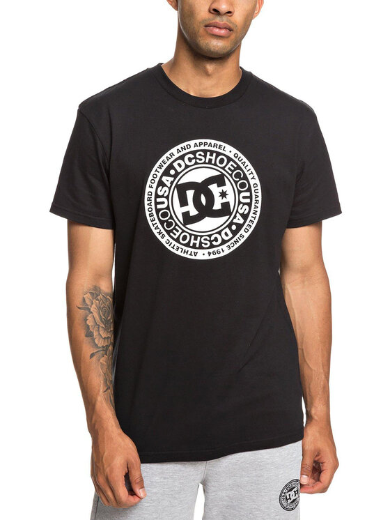 DC DC T-Shirt EDYZT03901 Černá Regular Fit