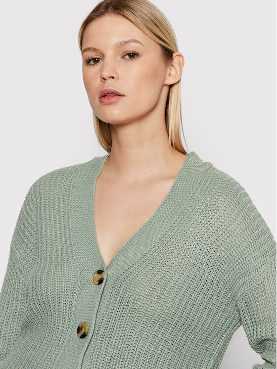 ONLY ONLY Kardigan Carol 15211521 Zielony Relaxed Fit