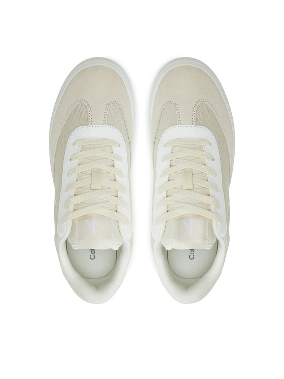 Calvin Klein Jeans Calvin Klein Jeans Sneakersy Classic Cupsole Low Mix Mg Wn YW0YW01636 Écru