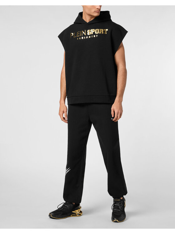 Plein Sport Plein Sport Gilet 23097 Nero Straight Fit
