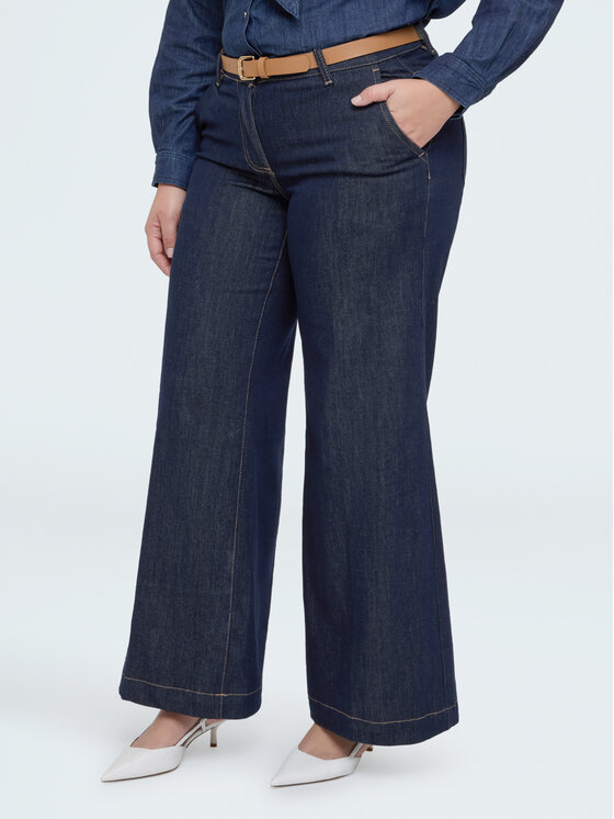 Fiorella Rubino Fiorella Rubino Jeansy P463T405248N034 Niebieski Regular Fit