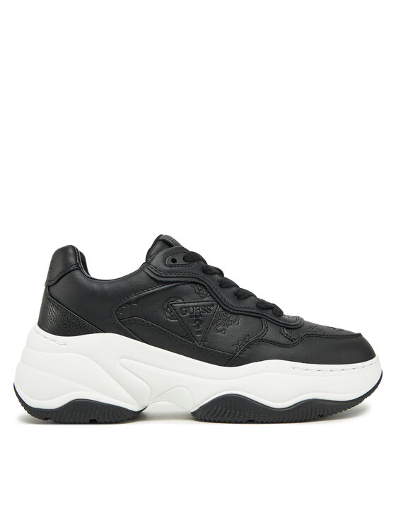 Guess Damskie Sneakersy, rozmiar 38, Czarne, FLPHAP FAL12