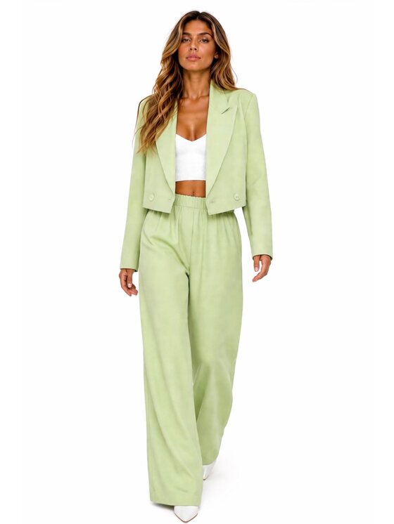 Agatha Studio Agatha Studio Garnitur A26SS-KA-K21 Zielony Classic Fit