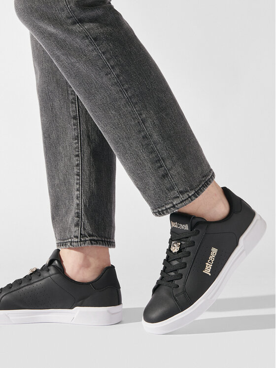 Just Cavalli Just Cavalli Sneakersy 74QB3SB3 Čierna