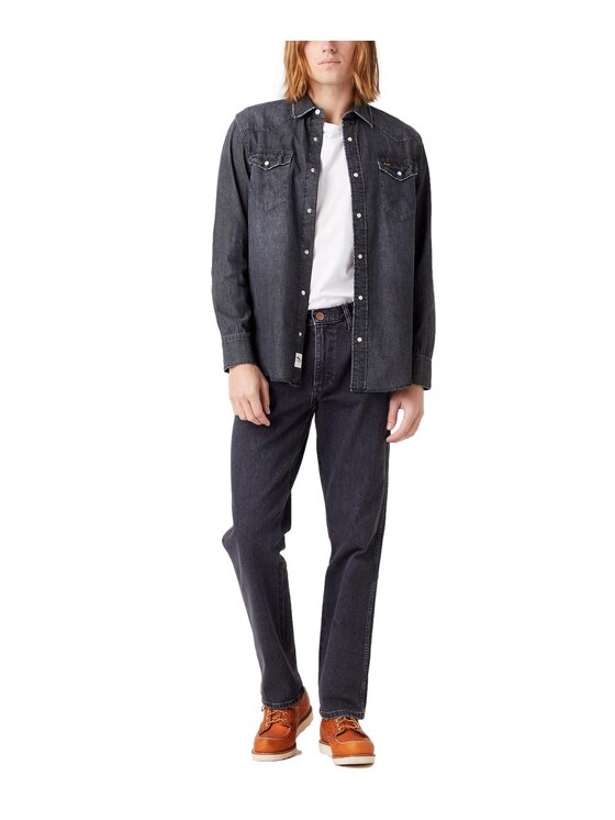 Wrangler Wrangler Jeans W1218913P Nero Regular Fit