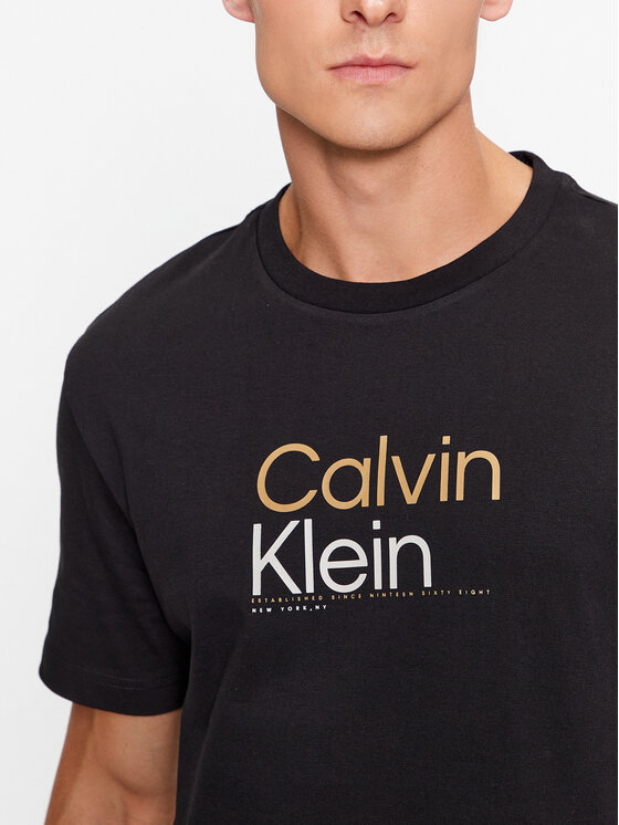 Calvin Klein Calvin Klein T-Shirt K10K111841 Czarny Regular Fit
