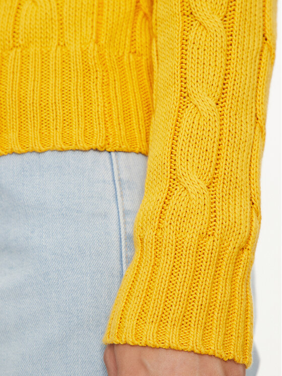 Polo Ralph Lauren Polo Ralph Lauren Sweater 211891640022 Sárga Slim Fit