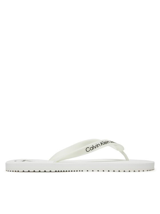 Calvin Klein Jeans Calvin Klein Jeans Japonki Beach Sandal Transparent Tpu YM0YM01267 Biały