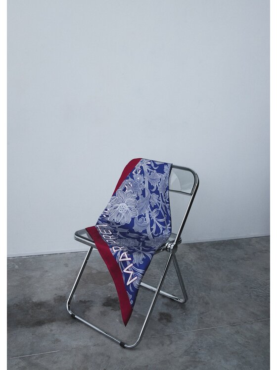 MARI PRETI MARI PRETI Foulard Floral Garden Blu