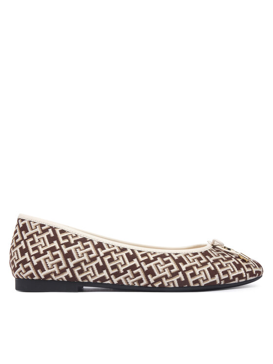 Tommy Hilfiger Balerini Th Charm Jacquard Ballerina FW0FW09504 Colorat