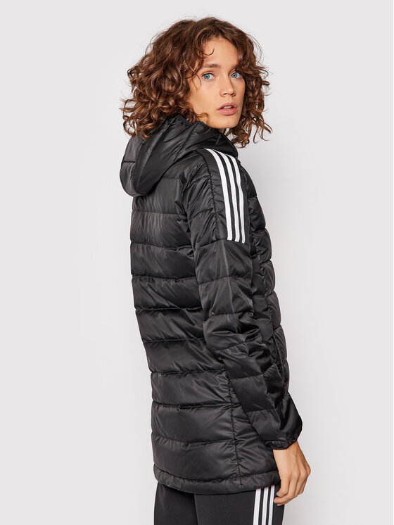 adidas adidas Geacă din puf GH4590 Negru Slim Fit