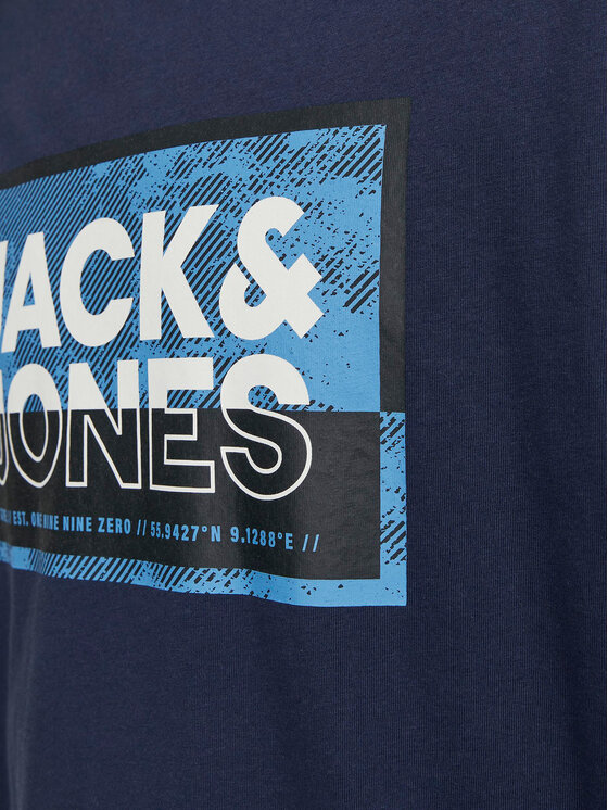 Jack&Jones Jack&Jones Majica Logan 12253442 Mornarsko modra Standard Fit