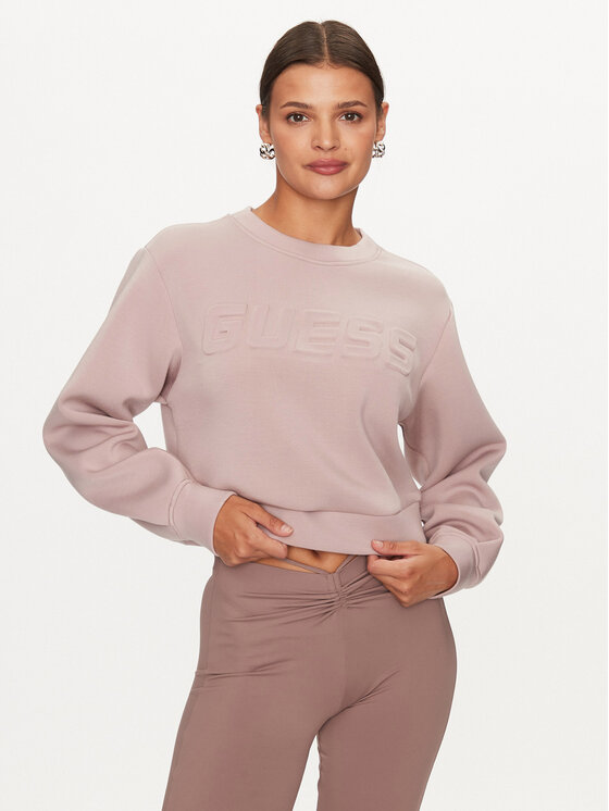 Guess Mikina V3BQ15 K7UW2 Ružová Regular Fit