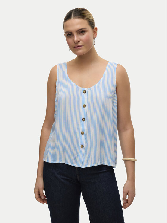 Vero Moda Vero Moda Top Bumpy 10325830 Azzurro chiaro Standard Fit