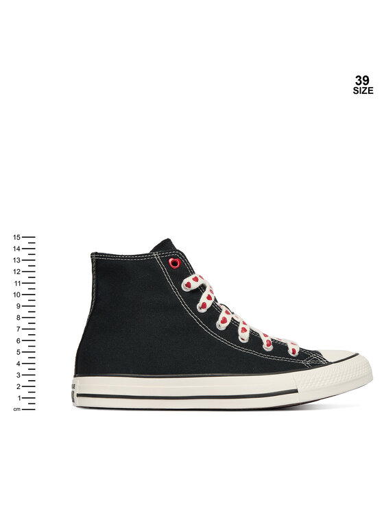 Converse Converse Sneakers aus Stoff Chuck Taylor All Star Hearts A19064C Schwarz