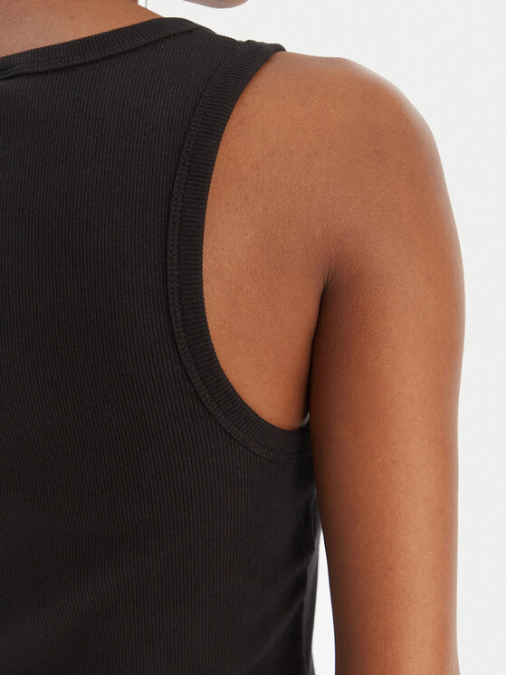 Juicy Couture Juicy Couture Топ Thin Strap JCWLV126308 Чорний Slim Fit