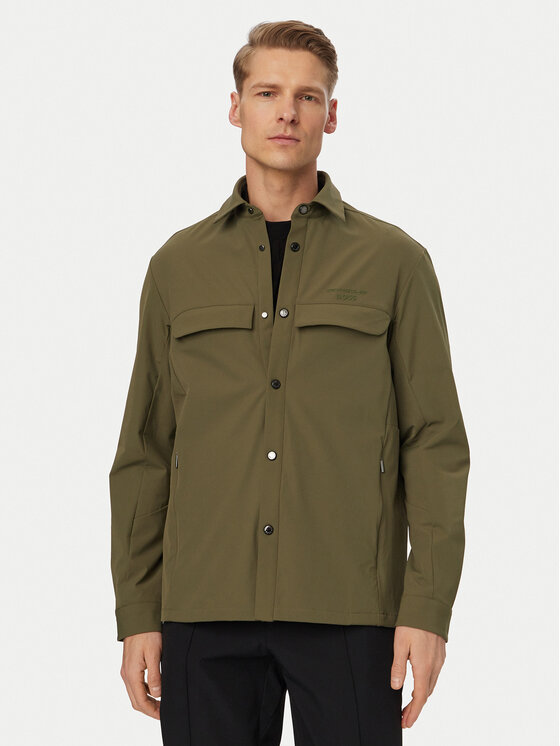 BOSS BOSS Риза-яке PS Spirit70 50560403 Zelená Relaxed Fit