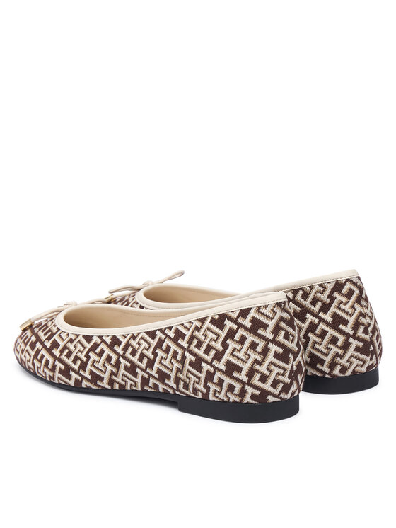 Tommy Hilfiger Tommy Hilfiger Балеринки Th Charm Jacquard Ballerina FW0FW09504 Цветен
