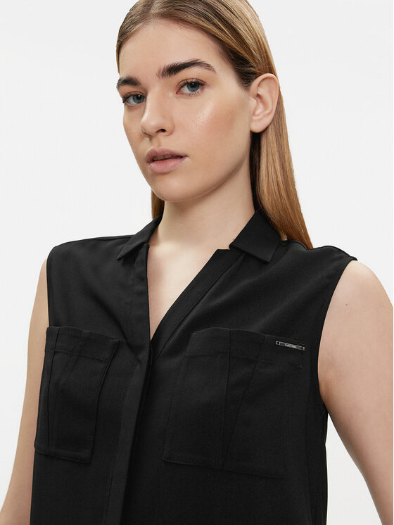 Calvin Klein Calvin Klein Srajca K20K207031 Črna Regular Fit