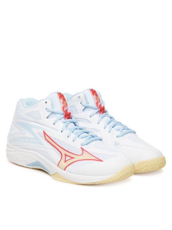 Mizuno Mizuno Batai uždaroms aikštelėms Thunder Blade Z Mid V1GC2375 Balta