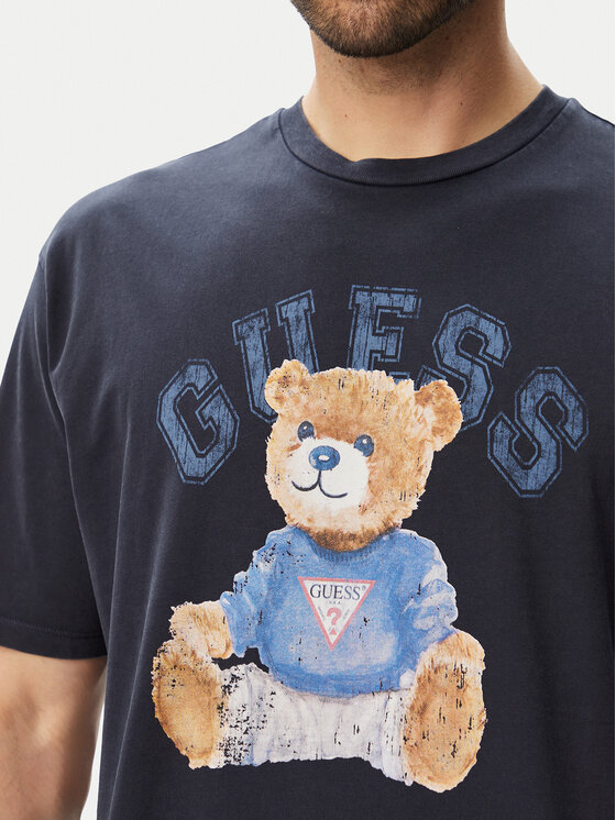 Guess Guess T-shirt 182885 Blu Classic Fit