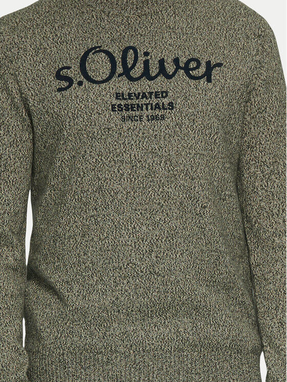 s.Oliver s.Oliver Sweater 2152697 Zöld Regular Fit