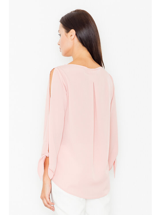 FIGL FIGL Blúzka M485 Ružová Regular Fit