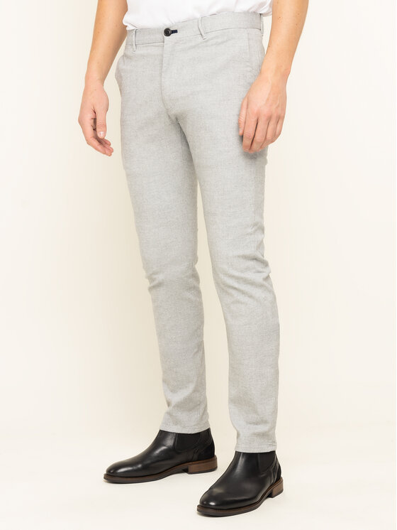 JOOP! Jeans Joop! Jeans Szövet nadrág Steen 30017314 Szürke Slim Fit