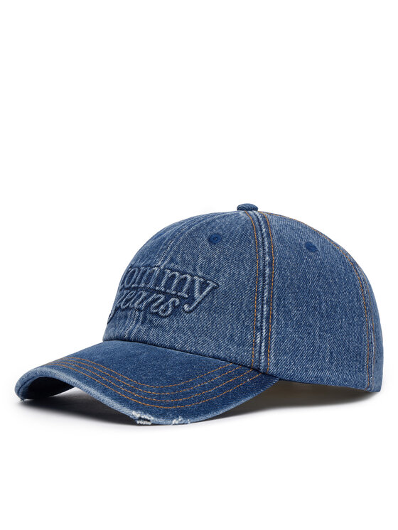 Tommy Jeans Șapcă Tjw Cool Cap AW0AW18094 Albastru