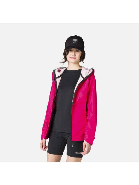 Rossignol Rossignol Kurtka przeciwdeszczowa W Skpr Active Jkt Różowy Regular Fit