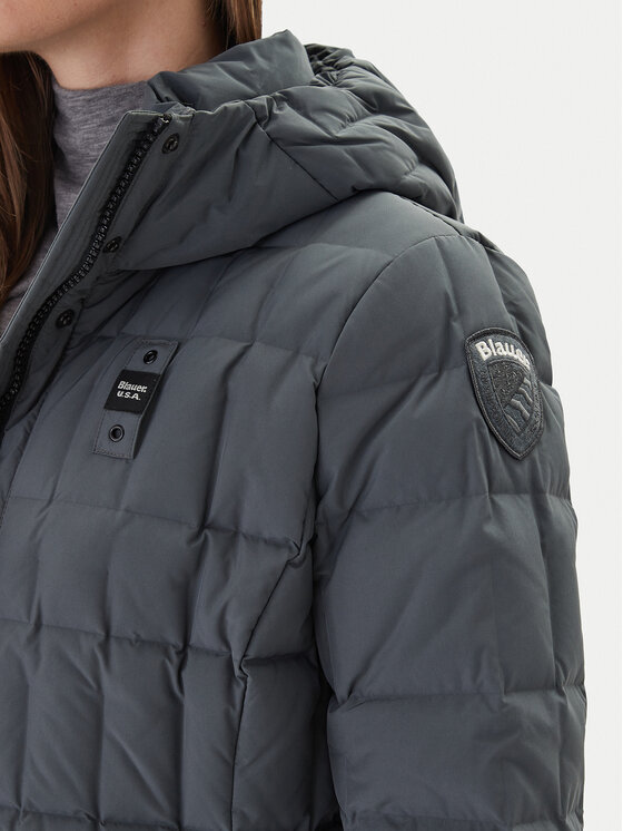 Blauer Blauer Kurtka puchowa Impermeabile 25WBLDK03230 Szary Regular Fit