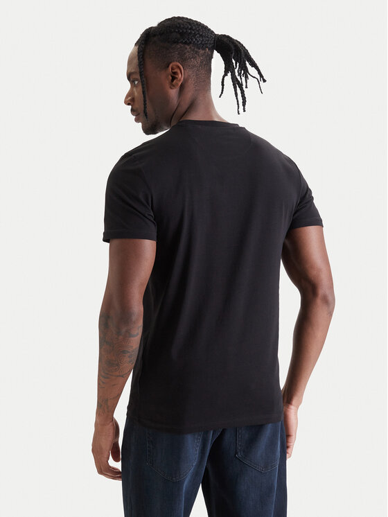 Guess Guess T-shirt U6GM01 K6YW1 Crna Regular Fit