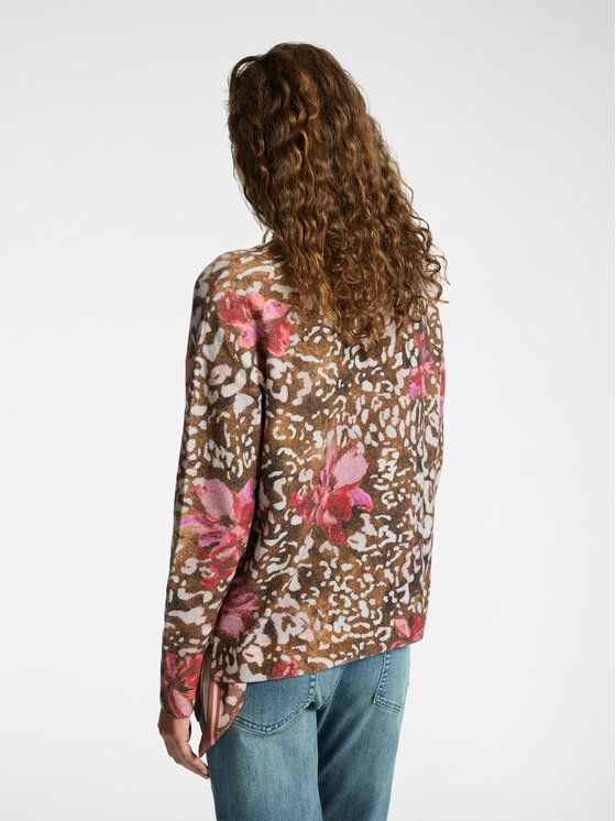 Elena Mirò Elena Mirò Cardigan M467Z100633N0S1 Marrone Boxy Fit