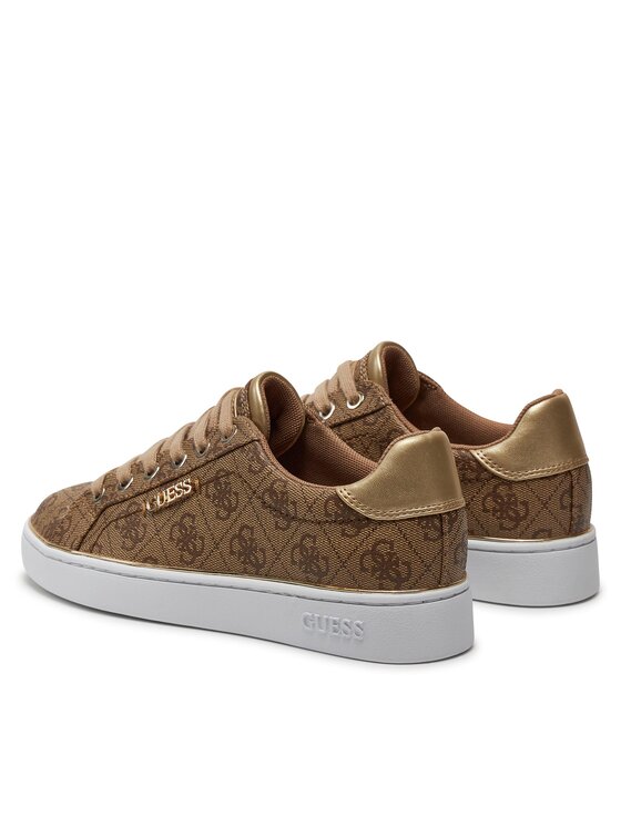 Guess Guess Sneakersy Beckie FL7BKI FAL12 Hnedá