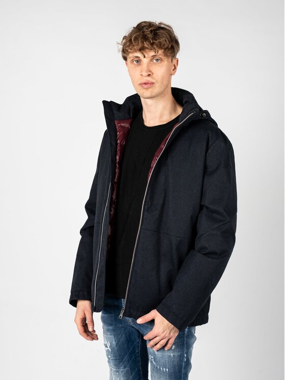 Geox Geox Bunda pro přechodné období M2628N T2938 Tmavomodrá Regular Fit
