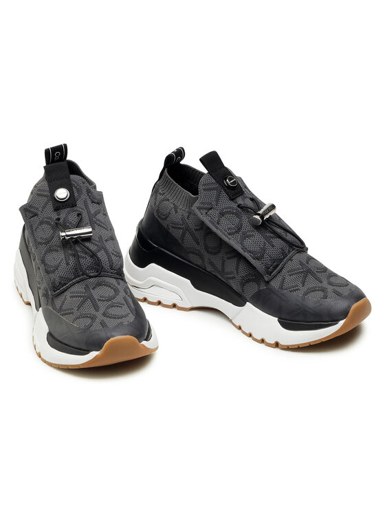 Sneakers CALVIN KLEIN - Hue B4E8694 Black - Sneakers - Chaussures basses -  Femme | chaussures.fr