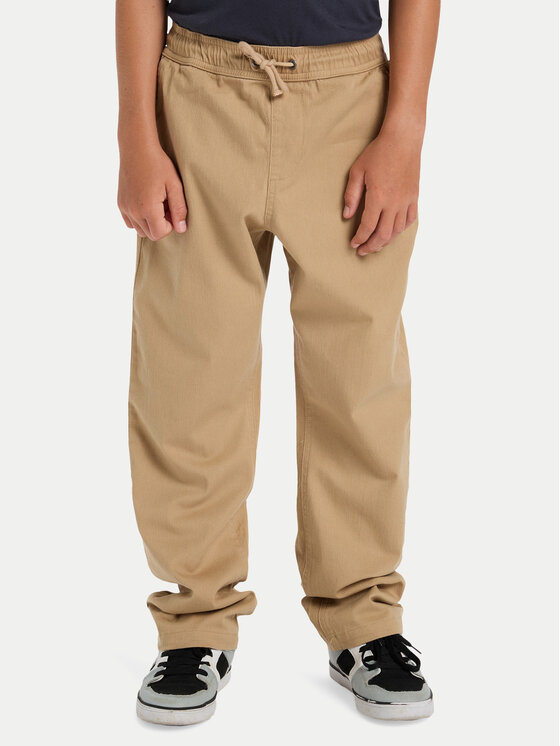 Quiksilver Quiksilver Spodnie materiałowe Taxer Heavy Twill EQBNP03132 Beżowy Cargo Fit