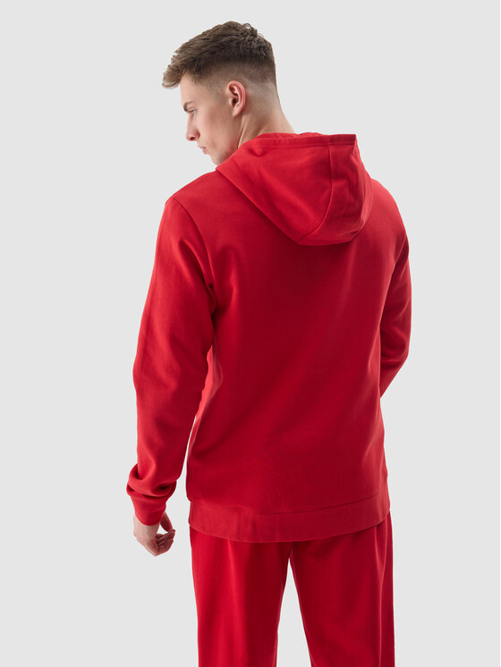 4F 4F Mikina 4FWSS24TSWSM0950 Červená Regular Fit