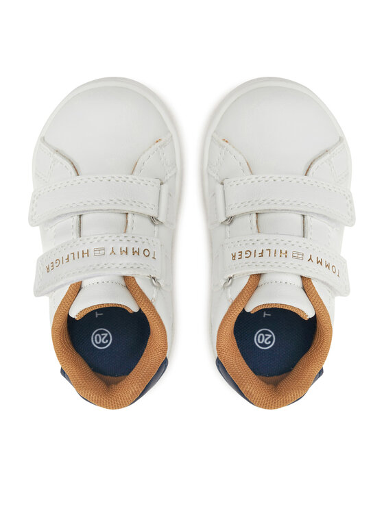 Tommy Hilfiger Tommy Hilfiger Sneakersy Low Cut Velcro Sneaker T1X9-33835-1355 M Biały