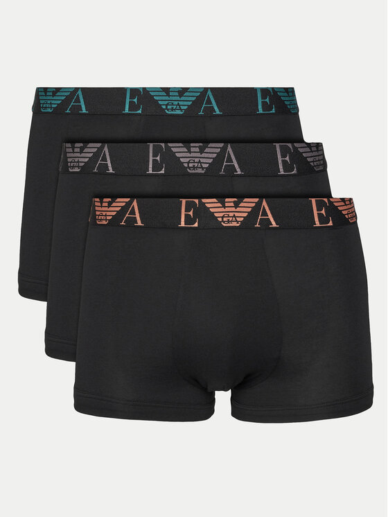 Férfi 3 darab boxer Emporio Armani Underwear, Méret: S, Fekete, EM000259 AF10778 MC061