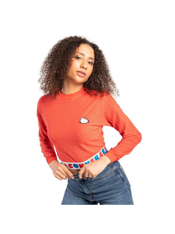 Converse T shirt HELLO KITTY TEE 633 Rosso Classic Fit Modivo