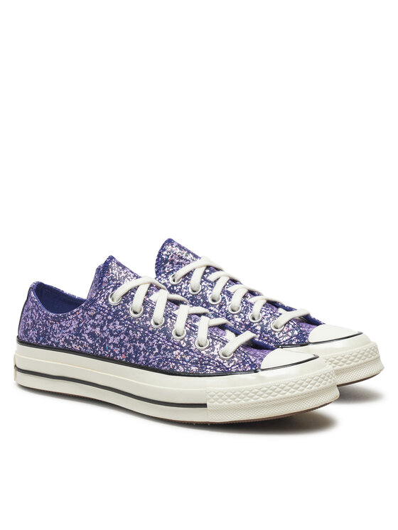 Converse Converse Trampki Chuck 70 Glitter A11134C Granatowy