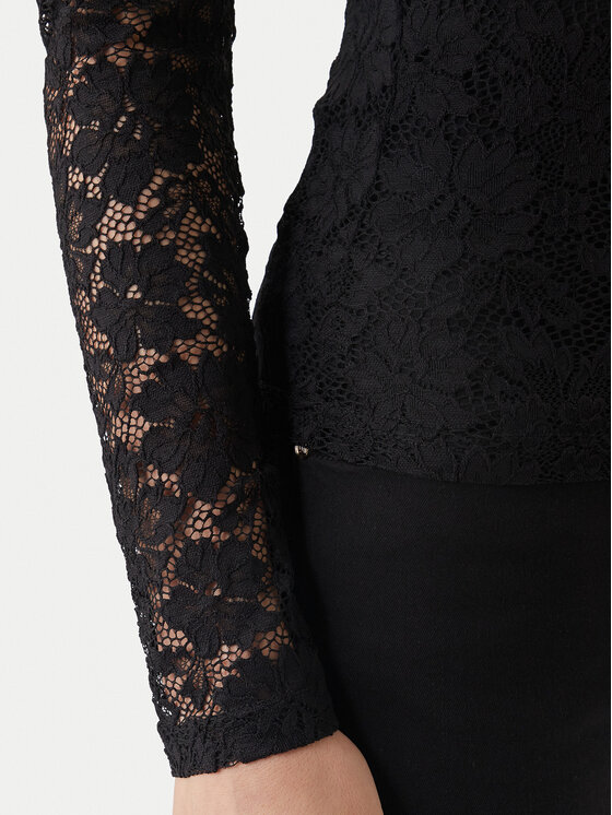 Morgan Morgan Bluzka 251-TKISS Czarny Slim Fit