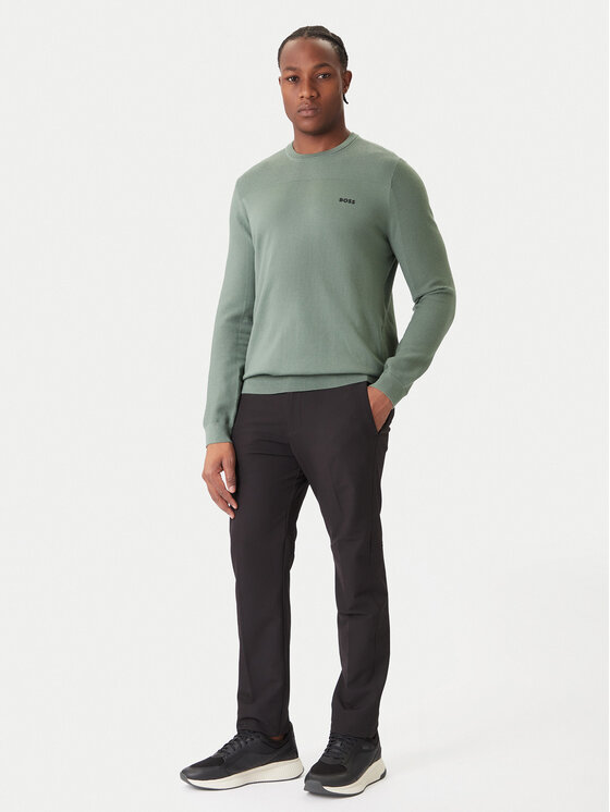 BOSS BOSS Svetr Momentum-X CN 50547507 Zelená Regular Fit