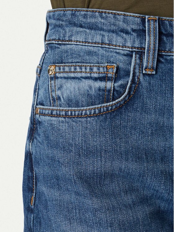 Guess Guess Τζιν W6YA3J D1541 Μπλε Tapered Leg