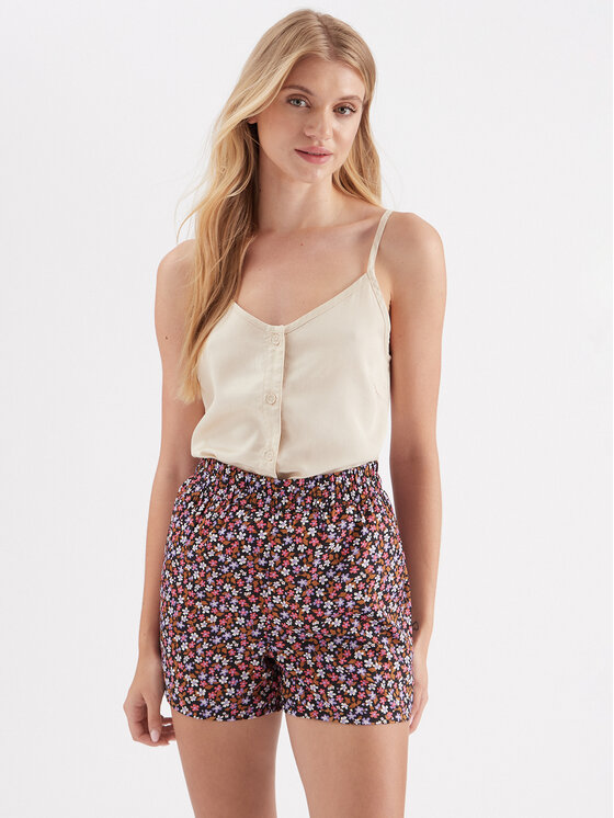ONLY Top 15295604 Béžová Cropped Fit
