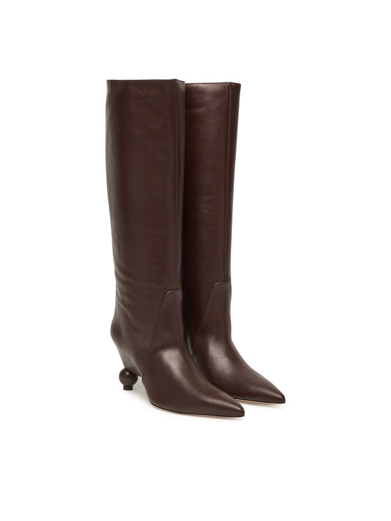 Weekend Max Mara Weekend Max Mara Čižmy Tasca 2525796075600 Hnedá
