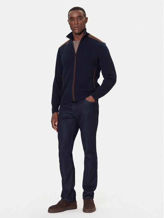 Paul&Shark Paul&Shark Kardigan 15311210 Granatowy Regular Fit