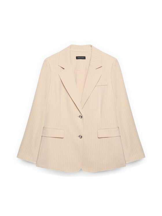 Fiorella Rubino Fiorella Rubino Giacca da abito Q008T200274N0R2 Crema Slim Fit