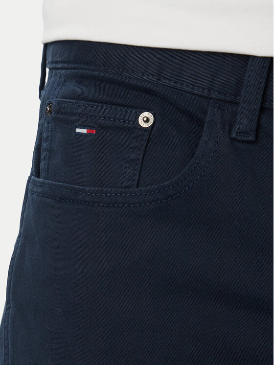 Tommy Jeans Tommy Jeans Spodnie materiałowe Ryan DM0DM23732 Granatowy Straight Fit